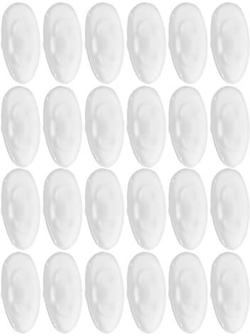 Veemoon 12par Almohadillas Nasales De Silicona Suave Para Gafas Repuesto De Almohadilla Para Nariz Cubiertas Protectoras Antideslizantes Para Uso Diario