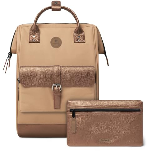CABAIA Sac à Dos Adventurer Launceston 23L - Ordinateur 15 - Déperlant | Bagage cabine · Ouverture grand angle · Système MOLLE pochettes interchangeables · Certifié Vegan · Conçu pour durer