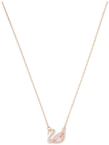 SWAROVSKI Dazzling Swan Necklace Rose Gold/Rose Gold Shiny Plating One Size