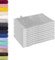 Lavea 10er Set Waschhandschuh 15x21 cm – Saugstarke und Weiche Waschhandschuhe aus 100% Baumwolle, Frottierserie Elena – Waschbar und Strapazierfähig – Silber