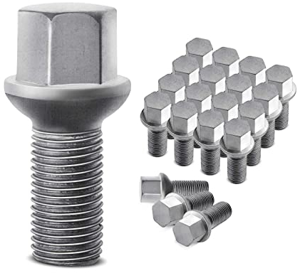 Frankberg 20x Radbolzen Radschraube Kompatibel mit A,B,C,E,M,S,R,GL,GLA,GLK-Klasse CLA CLK CLS 1998-2019 0009904907