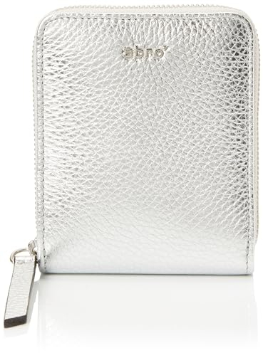 ABRO Damen Geldbörse Reisezubehör-Reisebrieftasche, Silber