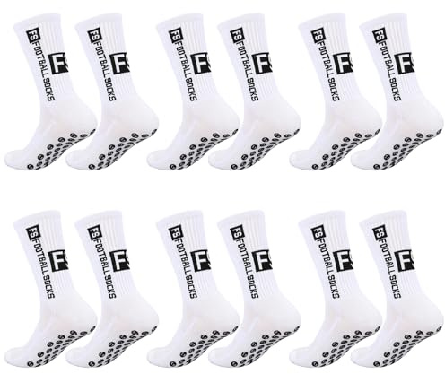 EEPLUYTY 6 Pares de calcetines deportivos de fútbol antideslizantes, calcetines de fútbol transpirables, calcetines de fútbol, ​​que pueden usar tanto hombres como mujeres