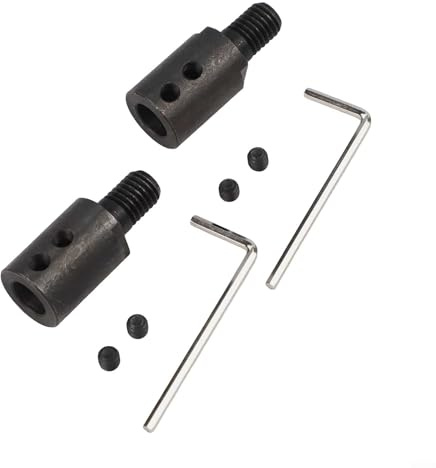 Albero di collegamento, 2 set di boccole M10 per lama da 5-14 mm di diametro interno piastra di bloccaggio, giunti di collegamento per albero riduzione dello stress, costruzione e progetti fai da te