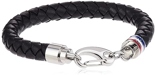 Tommy Hilfiger Jewelry Geflochtenes Lederarmband für Herren - Erhältlich aus Braune oder Schwarze Farbe
