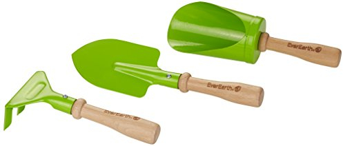 Everearth Outillage De Jardin Pour Enfants - Kit d'outils à main de jardin - 3 Pièces EE33644