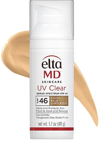 EltaMD UV Clear Broad-Spectrum SPF 46 Tinted Facial Sunscreen, 1.7 oz