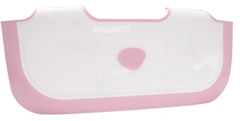 ** NUEVO ** BabyDam Bathwater Barrera | Bañera de hidromasaje bebé | Blanco/Rosado | Convierte un baño estándar a un baño de bebé