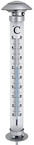 Jardín Termómetro Exterior termómetro solar 120 cm