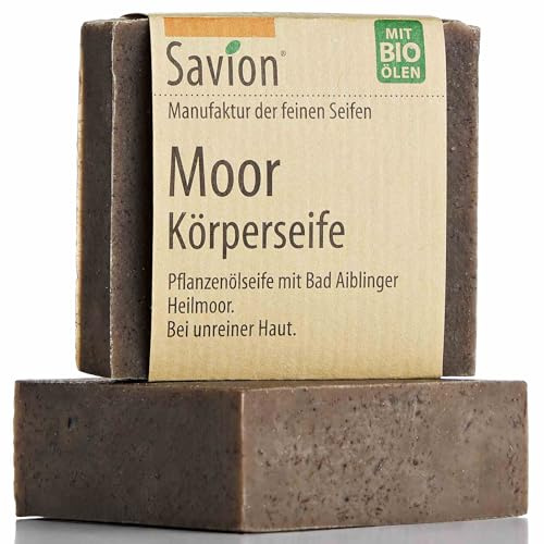 Savion Moor kroppstvål, för orenheter, vegan, palmolja, djurförsöksfri, 80 g