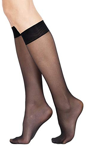 BFL 6 Paia di Gambaletti Donna Velati 20 DEN Nero - Gambaletto Colore Nero Taglia Unica