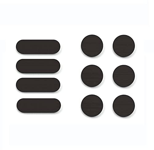 APeiSi Universal Webcam Abdeckungen - Sichtschutz Zubehör, Keine Rückstandsanwendung, Sicherer Bildschirmverschluss - Punkte und Stäbe - 20 Stück - Schwarz