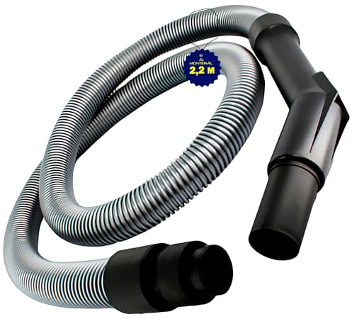 Manguera para Aspiradora con una Longitud de 2,2 m para Bosch para Siemens - Garantía de 10 Años - MONTERAL