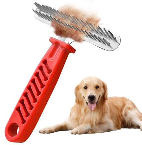 CGACCSD Râteau De Toilettage Canin - Outil de Démêlage du Sous-Poil,Brosse À Poils De Chat Pour Sous-Poil - Idéal pour la Maison, les Voyages, le Camping et les