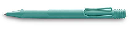 LAMY safari candy Kugelschreiber Sonderedition 221 – Kuli aus robustem ABS-Kunststoff in der Farbe Aquamarine mit ergonomischem Griff und zeitlosem Design – Mit Großraummine – Strichbreite M