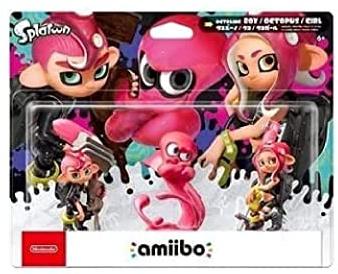 Nintendo AMIIBO: Splatoon 2 - Octoling Boy/Octopus/Octoling Girl (Triple Pack) (Multi)