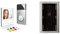 BTicino, Flex ONE 2-Draht Videosprechanlagen WLAN Set, Classe 300 X13E mit 7 Touchscreen, 105° Weitwinkel Kamera, IP54, IK10, 363911 & UP-Abdeckrahmen+Modulträger für Audio/Video Türstation LINEA3000