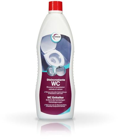 Wimex® Disincrostante WC (Elimina Incrostazioni ostinate) - Pulizia Profonda e Igienica. 1 litro