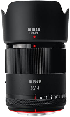 Meike 55mm F1.4 Auto Focus STM Stepping Motor APS-C Portrait Lens Compatible with Fujifilm X Mount Cameras X-T1 X-T2 X-T3 X-T4 X-T5 X-T10 X-T20 X-T30 X-T100