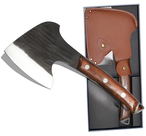 Loeosn Coltello da cuoco professionale, Coltello da macellaio con fodero, Per tagliare carne, ossa e verdure