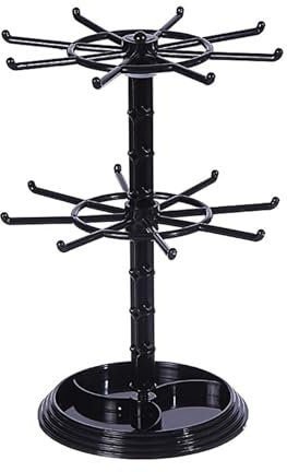 Helweet Schmuckständer, Kettenständer, Schmuckhalter, Ohrringhalter, Schmuck Organizers, Schmuck Organizer Ständer, Ketten Halsketten Aufbewahrung, Ketten Aufbewahrung Hängend, für Halskette, Armband