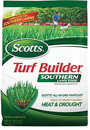 Scotts Turf Builder Southern Lawn Fertilizer for Southern Grass, 10,000 sq. ft., 28.12 lbs.