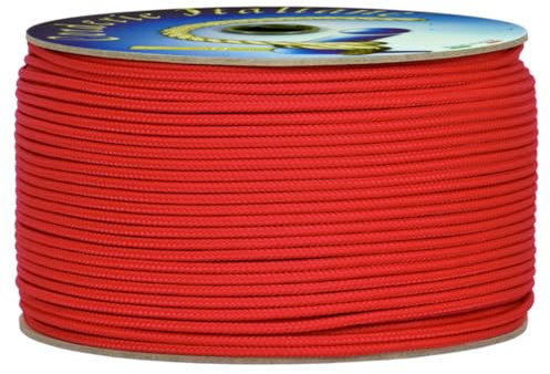 Corderie Italiane 6037231-00 Hobby Trenza, 2.0 Mm-100 Mt, Rojo