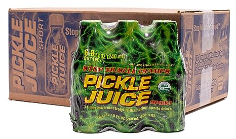 Pickle Juice Sports Drink - Relieves Cramps Immediately - Electrolyte Pickle Juice for Day & Night Time Leg Cramp Relief - Organic & No Artificial Ingredients - 8 oz, 24 Pack