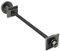 SMR Bathrooms W-TRS-LUX-PEW Cast Iron Radiator Luxury Wall Stay/Tie Pewter