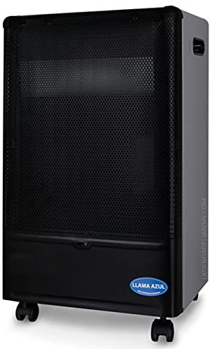 Heizung mit Blaue Flamme-Technologie. Maximale Leistung von 4.200 W. Schwenkbare Räder. Maximaler Verbrauch von 305 g/h. Energieeffizienzklasse: A.