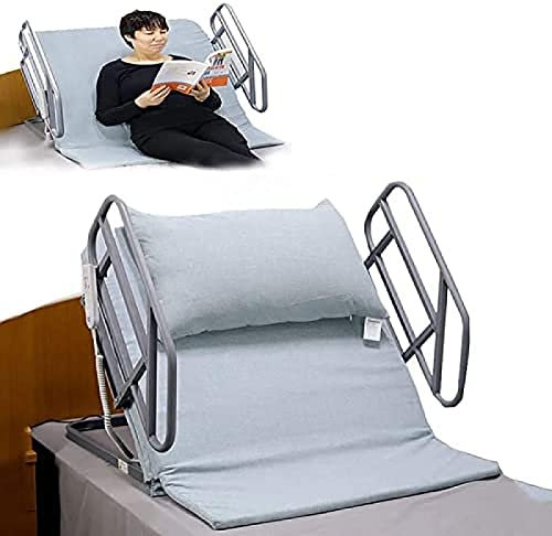 Electrically Adjustable Seat Backrest Support With 2 Armrests, Adjustable Bed Back Rest Bed Wedge Read, Eat, Watch TV In Bed