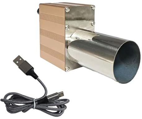 Grill Air Gummi Fläkt 5 V USB Variabel Hastighet 10000 RPM Fläkt Camping Snabb Kol Starter Utomhus Matlagning