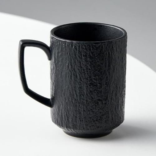 Juego de 6 tazas de café de cerámica para café con leche y capuchino de porcelana para bebidas calientes, ideal para té, moca y cacao