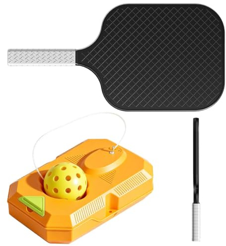 Générique Tennistränare, soloutrustning, tennisträningsverktyg för nybörjare med justerbar sladd, bärbar träningsutrustning, robust sporttillbehör, storlek S