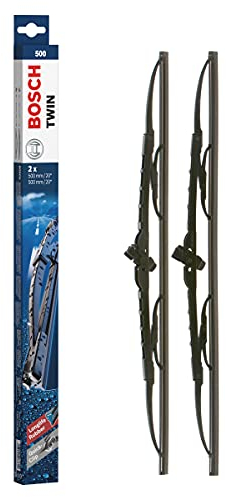 Bosch Scheibenwischer Twin 500, Länge: 500mm/500mm – Set für Frontscheibe