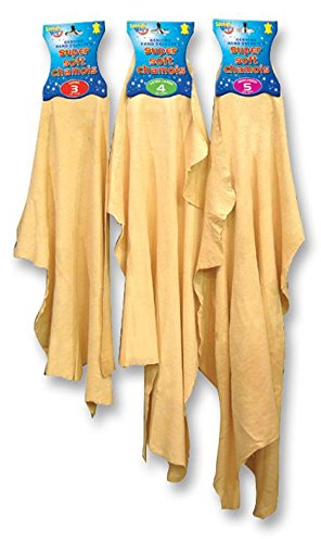 STREETWIZE SWSSC3 CHAMOIS LEATHER, 3 SQUARE FT