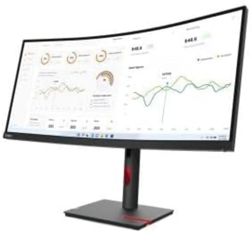 Lenovo ThinkVision T34w-30 LED display 86.4 cm (34) 3440 x 1440 pixels Wide Quad HD Black - 63D4GAT1EU-AG