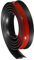 QUARKZMAN Striscia di Transizione Pavimento 6.6piedi Autoadesiva per Tappeti, Profilo di Finitura per Transizione Pavimento in Pvc da 2 Metri per Altezza Inferiore a 5mm, Nero