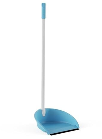 Plastiken recogedor plegable bimaterial azul 20148-azu