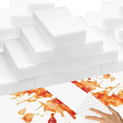 Gomme à saleté - 18 éponges XXL - Magic Eraser pour murs, chaussures et sols - Efficace contre les taches sans produits chimiques - Éponge de nettoyage robuste pour une utilisation polyvalente
