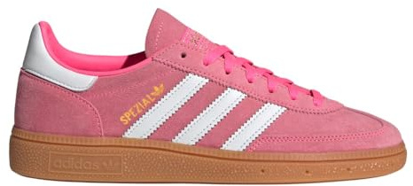 adidas Handball Spezial WMNS Shoes, Light Brown/Pink/Gum, Size 7