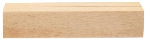 ANDRESLAD 6 Piezas Soporte de Madera Maciza para Tarjetas y Calendarios Base para Exhibición Comercial Soporte Práctico para Tarjetas de Mesa y Bloc de Cartulinas para Retail y Decoración