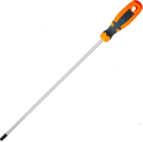 Fixinus 12-tums -T30-Torx-skruvmejsel, 300 mm extra lång magnetisk torxskruvmejsel, stjärnskruvmejsel, S2-stål