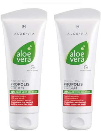 Lot de 2 crèmes protectrices LR à l'aloe vera et à la propolis - 100 ml