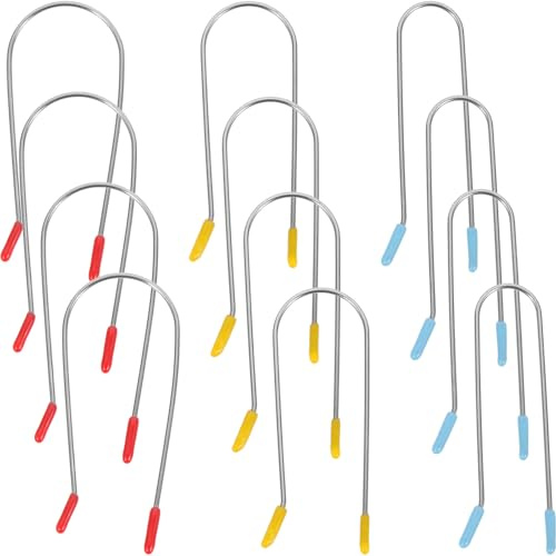 SOLUSTRE 24piezas Clips para Rulos Calientes de Sujetadores para Rizador de Pelo Pinzas de Alambre para Fijar Rodillos Eléctricos para Uso Casa y Salón