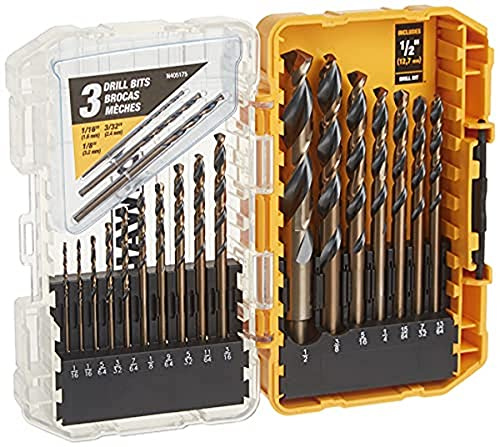 DEWALT Black Oxide Drill Bit Set, 20-Piece (DW1177)