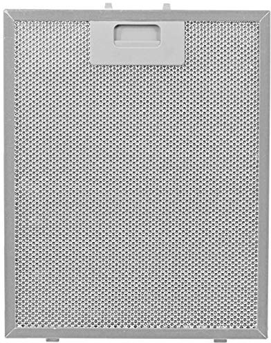 SPARES2GO Cooker Hood Metal Mesh Grease Filter for Kitchen Extractor Fan Vent (Silver, 300 x 240 mm)