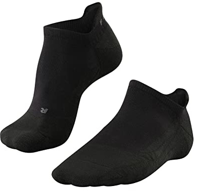 FALKE Herren Golfsocken GO2 Invisible M In Baumwolle Funktionsmaterial antiblasen 1 Paar, Schwarz Black 3000, 42-43
