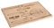 Elbenwald Schneidebrett Star Trek Brett mit U.S.S. Enterprise Motiv aus Buche Echtholz 42 x 30 x 2 cm