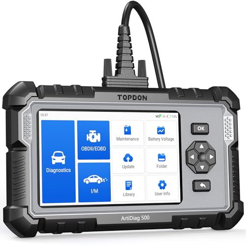 TOPDON ArtiDiag500 OBD2 Scanner, 4 Systems Car Diagnostic Tool, Oil/Throttle/SAS/TPMS/BMS/EPB Reset, Free Updates for Life, AutoVin